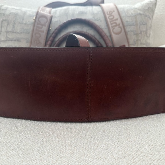 RARE Auth Chloe Medium Marcie perforated crossbody satchel handbag - Picture 5 of 10